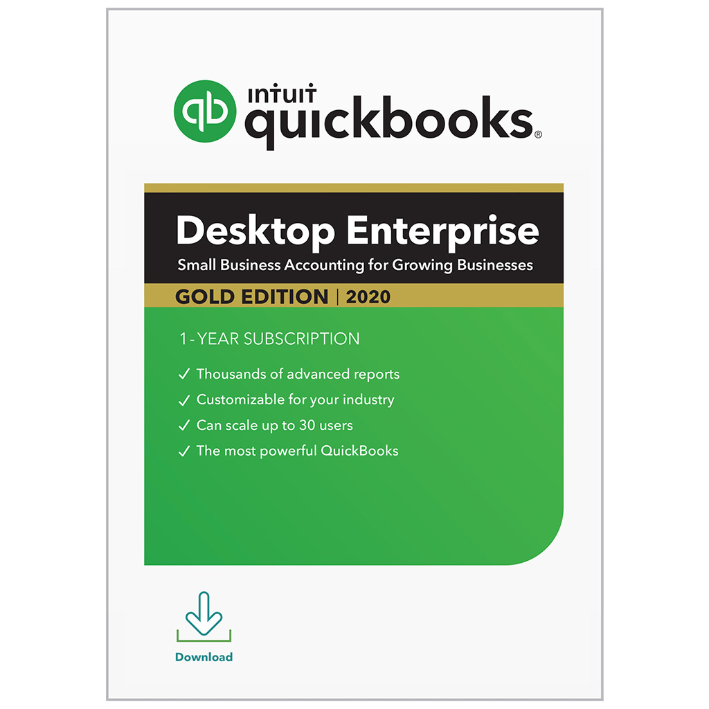Intuit QuickBooks Desktop Enterprise 2020 Gold Accounting America Inc