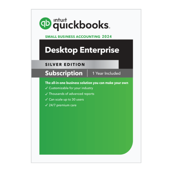 Intuit QuickBooks Desktop Enterprise 2024 Silver Accounting America Inc